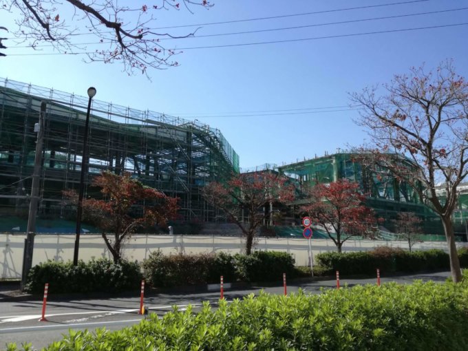 南町田グランベリーパーク工事進捗状況駅側